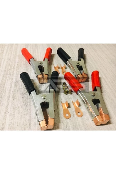 ARSVİSİON AUTO ACCESSORIES Akü Takviye Kablo Maşası 1.kalite 4 Lü Set - 2