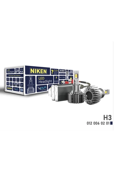 Niken Nova Serisi 24.000 Lümen 90W /h7 / H4 / H11 / H1 / H3 /9006/ 9005 / 9006 Led Xenon Far Ampulu