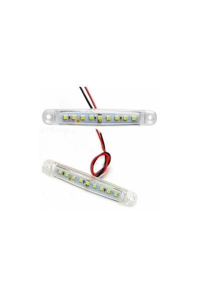 Emr Emır 9 Ledli Parmak Led Dorse Lamba 12v-24v Beyaz 53b
