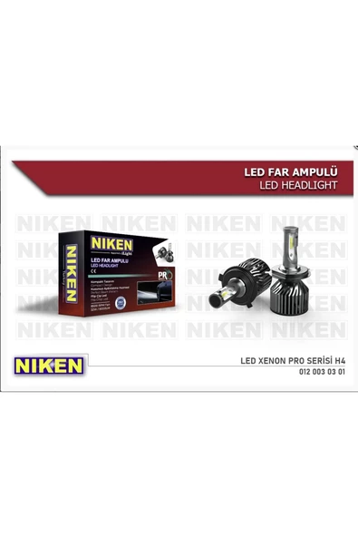 Niken Pro H4 Xenon Oto Ampül Uyumlu 24 Volt Tır Kamyon Için