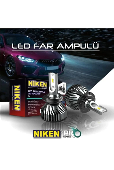 Niken Far Ampulü Led Xenon Pro Serisi H27 - 2