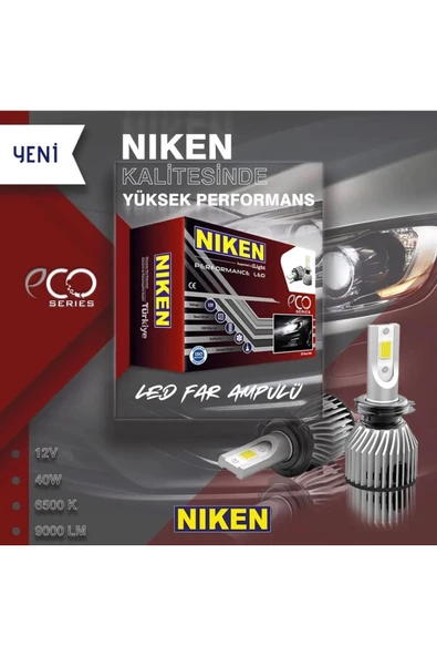Niken H3 Led Xenon Far Ampulü Seti Eco - 2