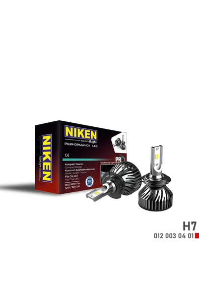 Niken Far Ampulü Led Xenon Pro Serisi H7