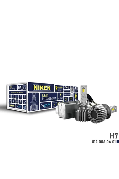 Niken Nova H7 Led Far Xenon 24.000 Lümen Fanlı