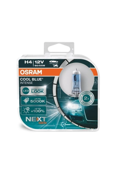 Osram H4 Cool Blue Intense Next Gen 5000k Beyaz Işık (takım-2 Adet)