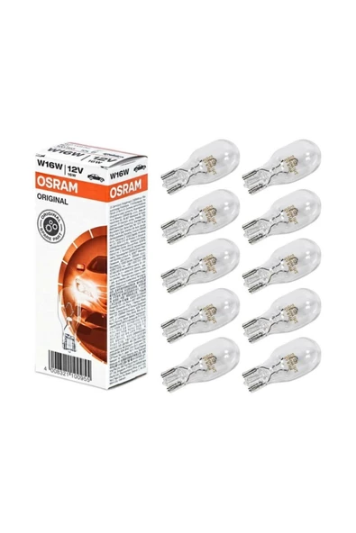 Osram 12v W Stop 16w Dipsiz Fren Sinyal Ampulü 10 Adet 921