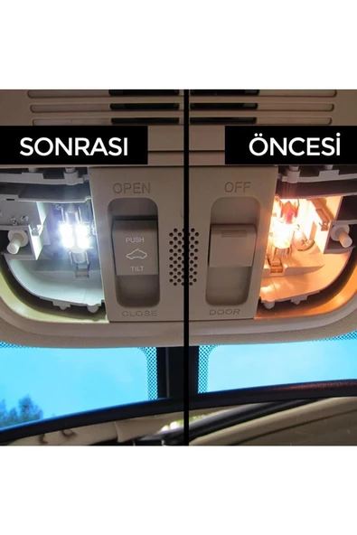 Niken Sofit Led Canbus 36mm Iç Tavan Plaka T10 2 Adet - 3