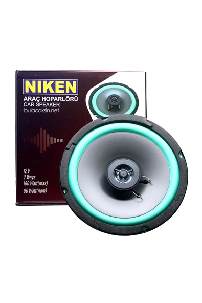 Niken Araç Hoparlörü 16cm 6.5inç 4 Ohm 180 Watt 1 Adet