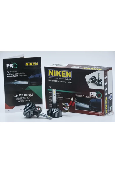 Niken H1 Led Xenon Far Ampul Şimşek Etki Pro Serisi