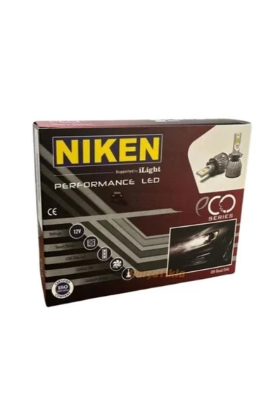 Niken H7 Led Xenon Far Ampulü Eco Niken 8000 Lmn Uyumlu - 2