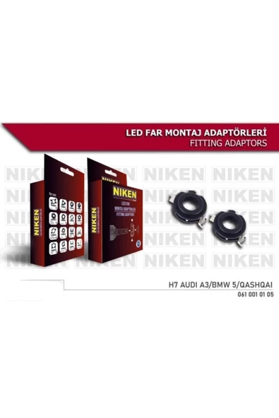 Niken Nissan Qashqai Led Xenon Montaj Aparatı H7 Uyumlu