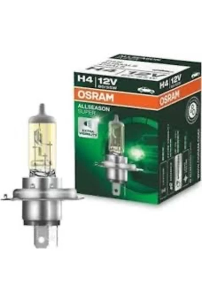 Osram All Season Sarı Işık H4 Far Ampulü 64193 Als