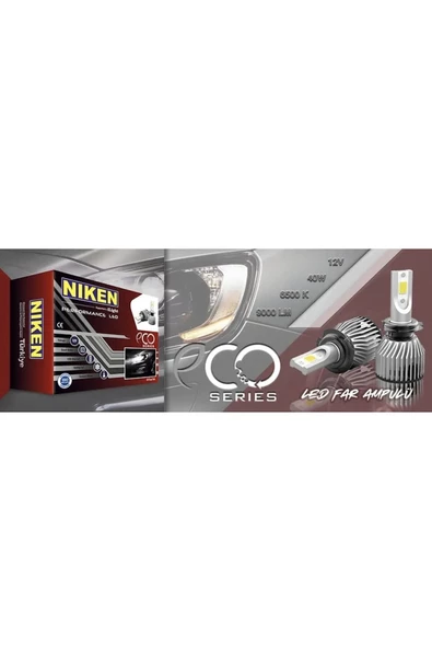 Niken Eco Serisi 12.000 Lümen /h7 / H4 / H11 / H1 / H10 / 9005 / 9006 Led Xenon Far Ampulu - 3