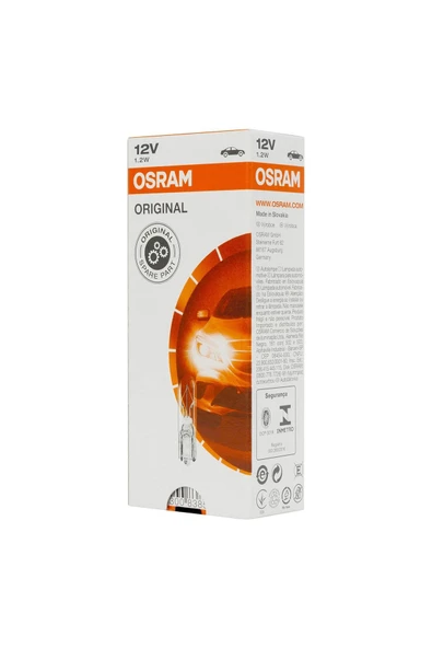 Osram 2721 12v T5 1.2w Dipsiz Gösterge Ampulü 10 Adet - 3