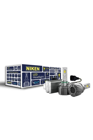 Niken 9006 HB4 led xenon far ampulü seti niken nova 12000lm