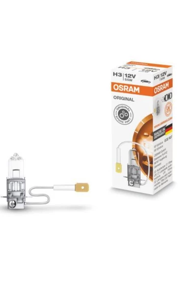 Osram H3 12v 55w Standart Ampül Alman Üretim 1 Adet