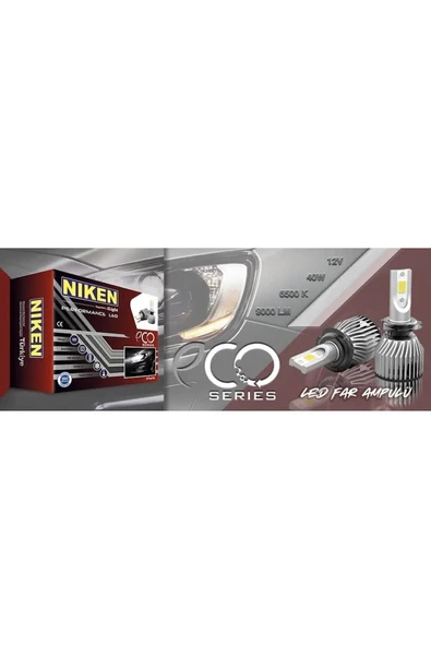 Niken Eco Serisi 12.000 Lümen /h7 / H4 / H11 / H1 / H10 / 9005 / 9006 Led Xenon Far Ampulu - 2