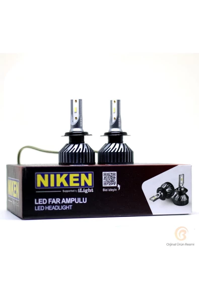 Niken Far Ampulü Led Xenon Pro Serisi H7 - 2