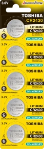 Toshiba Cr 2430 Lithium 5'li Pil - 1