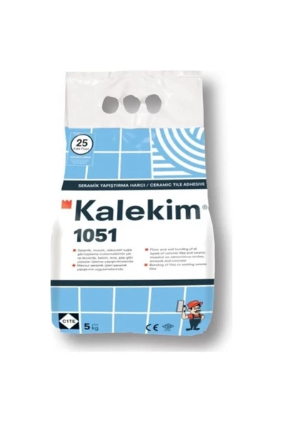 Kalekim 1051 Seramik Yapıştırma Harcı 5 Kg