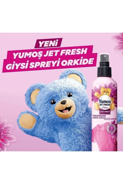 Yumoş Jet Fresh Orkide Giysi Spreyi 200ml.