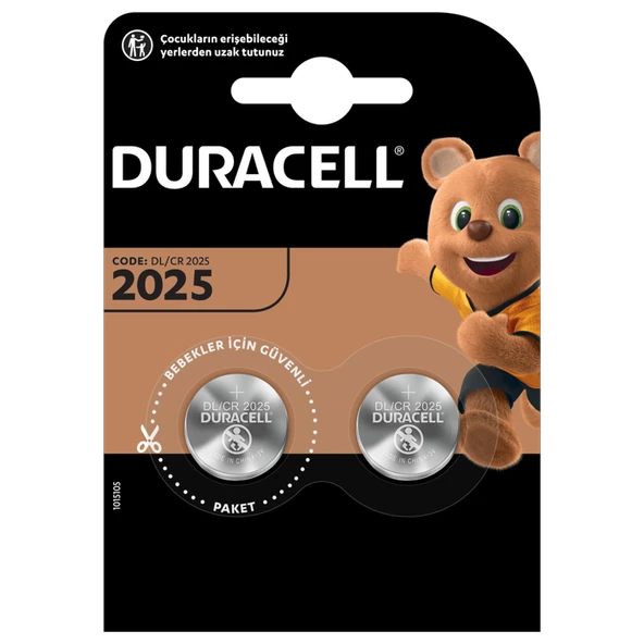 Duracell Cr2025 Lıthıum 3V Pil 2Li