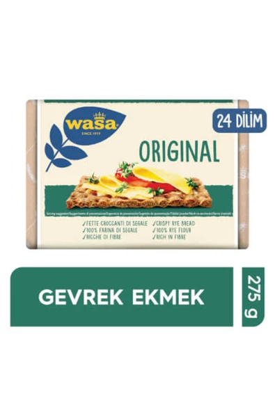 Wasa ( 2 ADET ) Wasa Original Gevrek 275 Gr