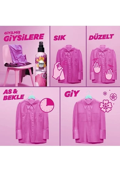 Yumoş Jet Fresh Orkide Giysi Spreyi 200ml. - 3