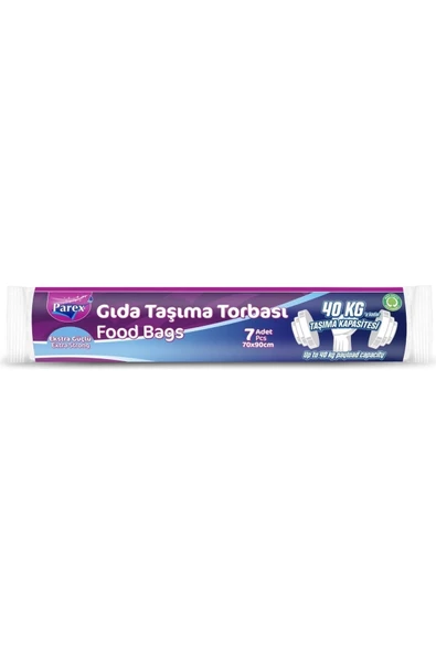 Parex Gıda Tasıma Torbası 7'lı Paket