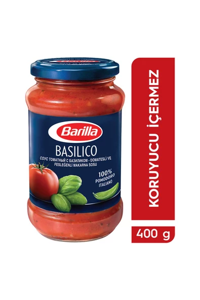 Barilla 3’lü Glutensiz Makarna Sosu Seti 400g Napoletana - Basilico- Arabbiata - 4