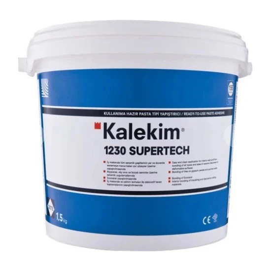 Kalekim 1230 Supertech Kullanıma Hazır Yapıştırıcı 1.5 Kg