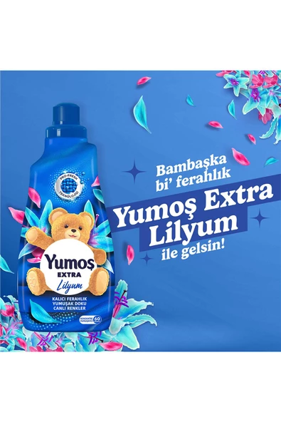 Yumoş Çamaşır Yumuşatıcısı Extra Konsantre Lilyum 1440 ml - 4