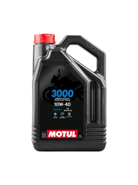 Motul 3000 10W40 4T 4 Litre Motosiklet Yağı (Üretim Yılı:2024)