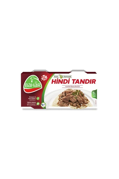 Ant Bahar Hindi Tandır Konserve 2x120 G