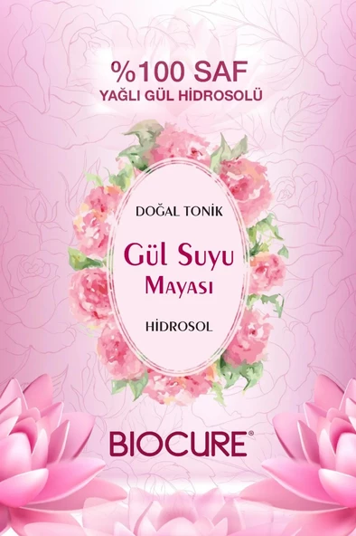 Biocure Gül Suyu Mayası Gül Hidrosolü - Aydınlatıcı Ve Gözenek Sıkılaştırıcı Tonik 150 Ml - 3