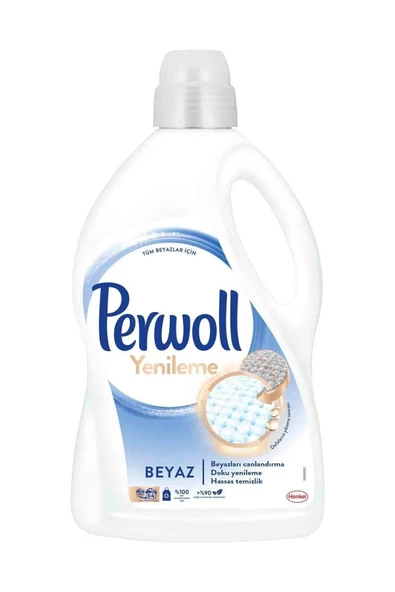 Perwoll Geliştirilmiş Beyaz Sıvı Çamaşır Detarjanı 2970 ml