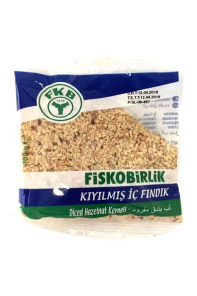 Fiskobirlik Paketli Kıyılmış Fındık 100 Gr