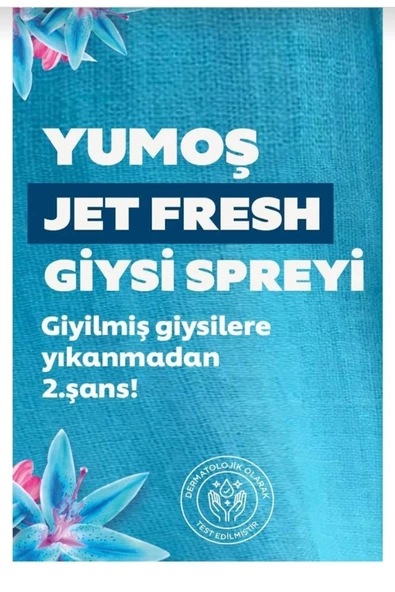 Yumoş Jet Fresh Orkide Giysi Spreyi 200ml. - 2