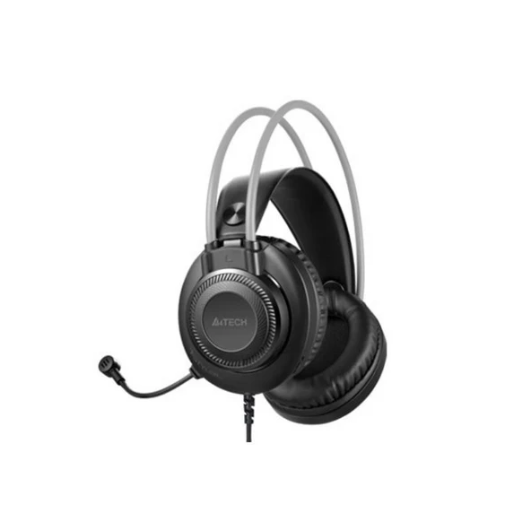 A4 Tech FH-200U Kablolu Mikrofonlu Kulaklık, Usb, Gri - 2