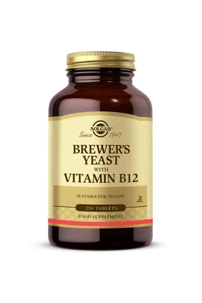 Solgar Brewer's Yeast With Vitamin B12 250 Tablet