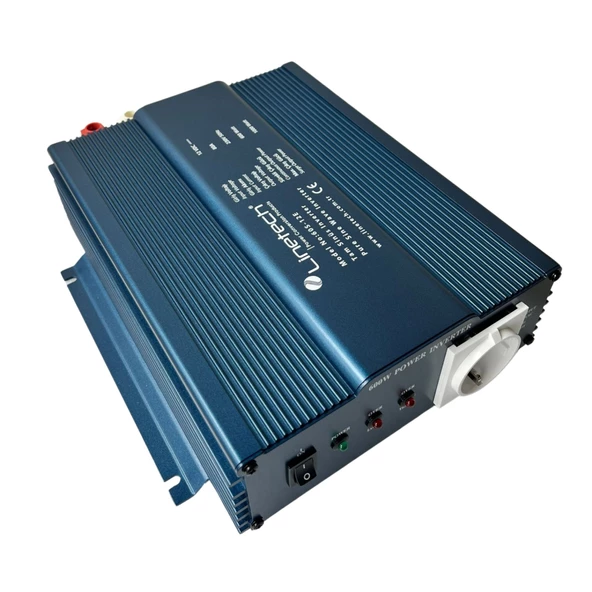 Linetech 12V 600W Tam Sinüs Inverter - 7