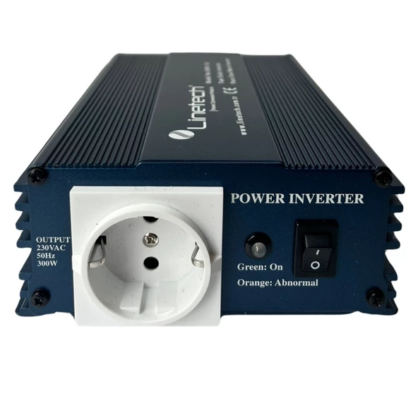 Linetech 12V 300W Tam Sinüs Inverter - 9