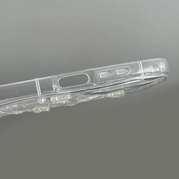 Samsung Galaxy A15 Kılıf 3D Kelebek Desen Kamera Korumalı Şeffaf Silikon Kapak - 4