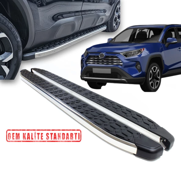 RAV4 2018 2019 2020 2021 2022 2023 2024 2025 ARACA ÖZEL BLACKLİNE YAN BASAMAKLIK ürün görseli 1