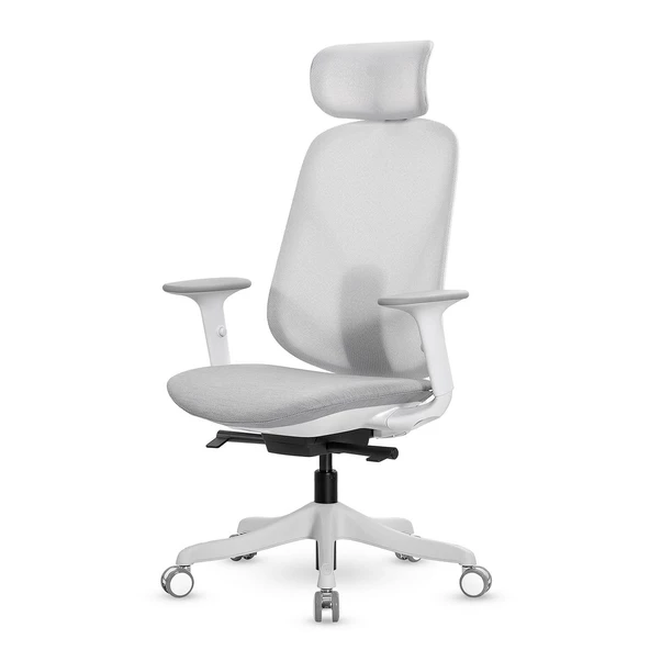 xDrive XD-1004-Fileli Başlıklı Çalışma Koltuğu Gri - 6