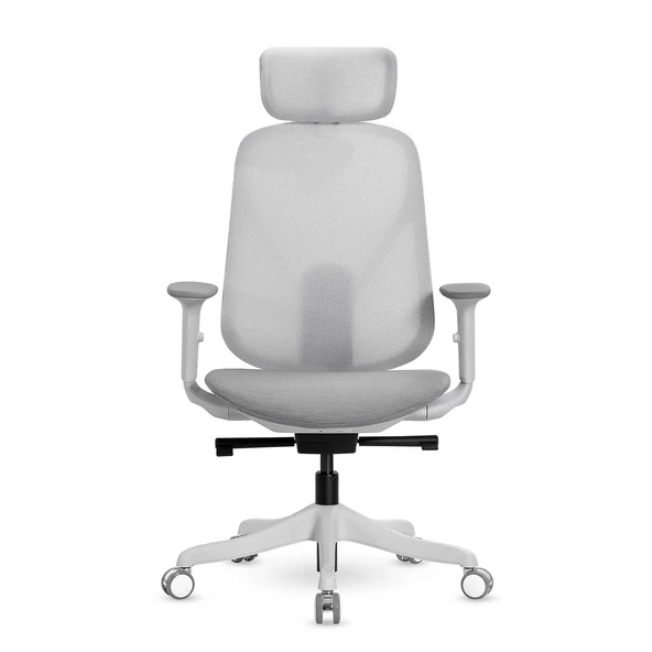 xDrive XD-1004-Fileli Başlıklı Çalışma Koltuğu Gri - 2