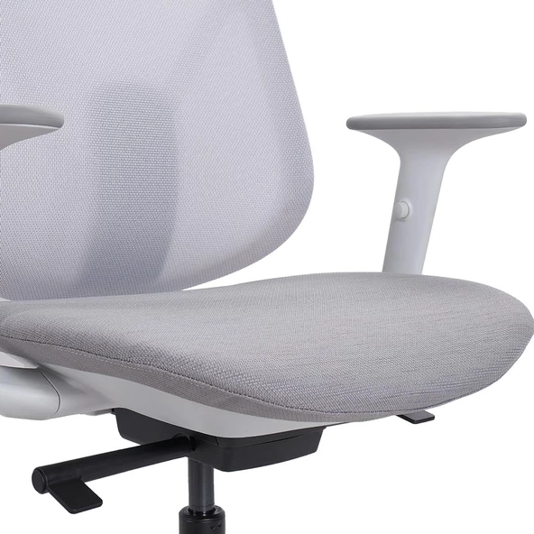 xDrive XD-1004-Fileli Başlıklı Çalışma Koltuğu Gri - 8