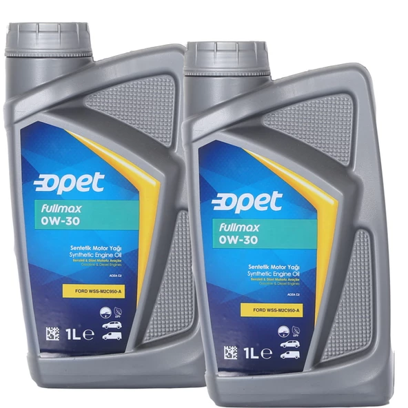 Opet Fullmax 0W-30 Sentetik Motor Yağı 2 x 1 Litre