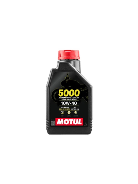 Motul 5000 10W40 4T 1 Litre Motosiklet Yağı (Üretim Yılı:2024)