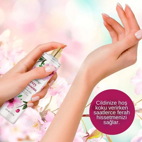 Bodycology Cherry Blossom Fragrance Mist Kiraz Çiçeği Kokulu Kadın Vücut Spreyi - Resim 2